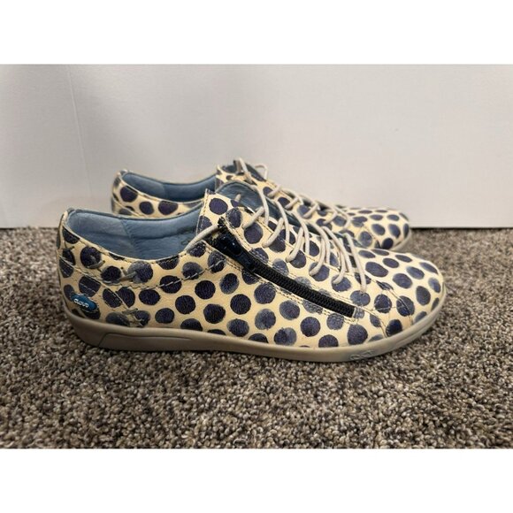 Cloud Footwear Aika Women's Size 38 Print Sneaker Tupai Blue NWOT - Picture 2 of 7